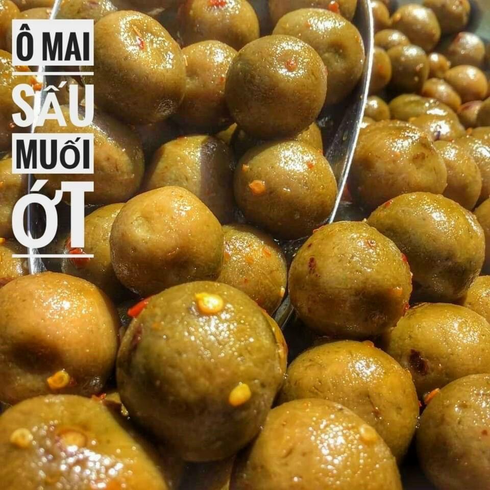 Ô mai sấu muối ớt loại 1 —-500g