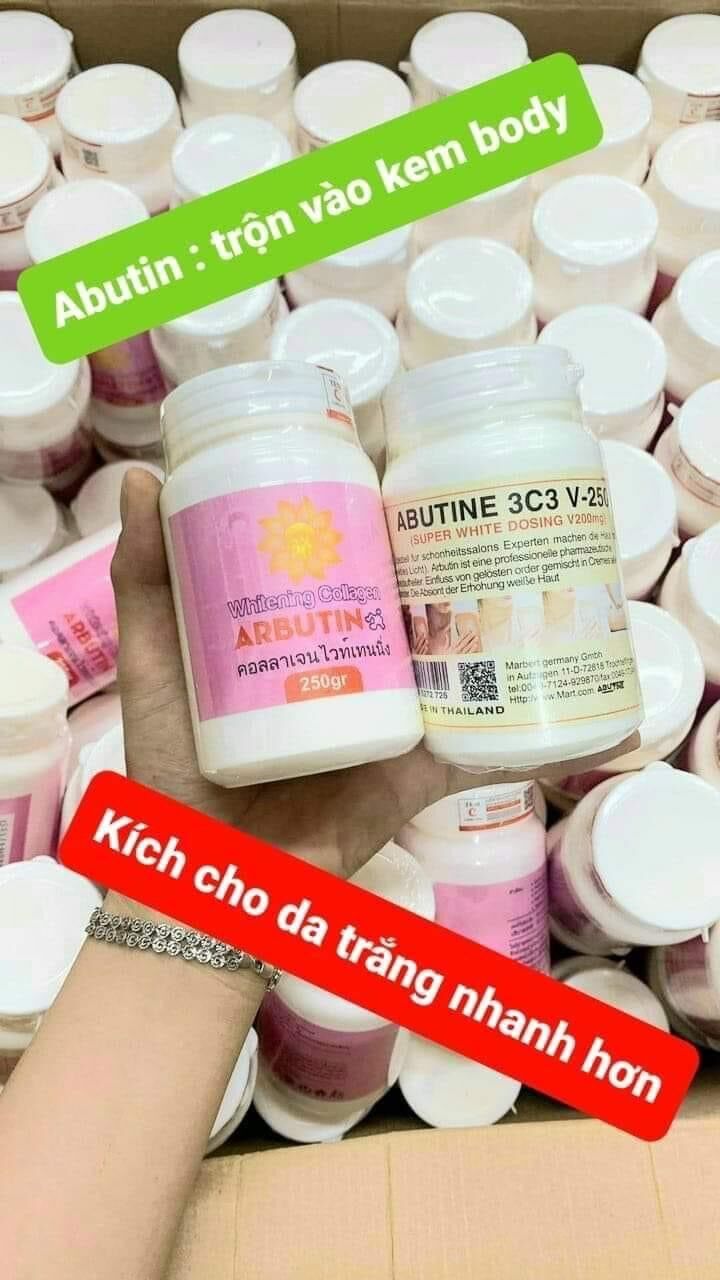 Kem kích trắng body abutin 3C3 thái lan 250gr