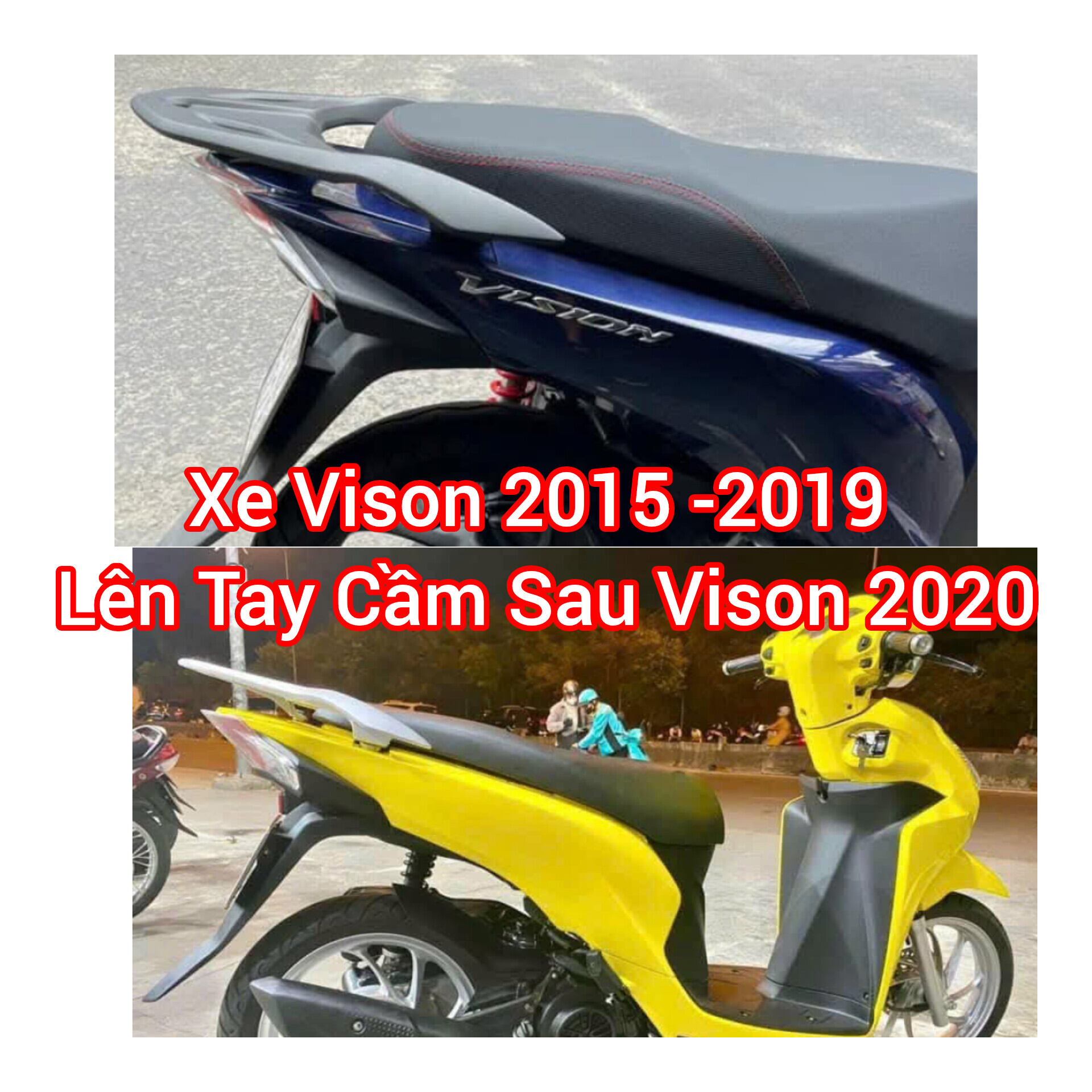 cảng sau vison 2020 - 2024 lên Vison củ 2015 - 2019