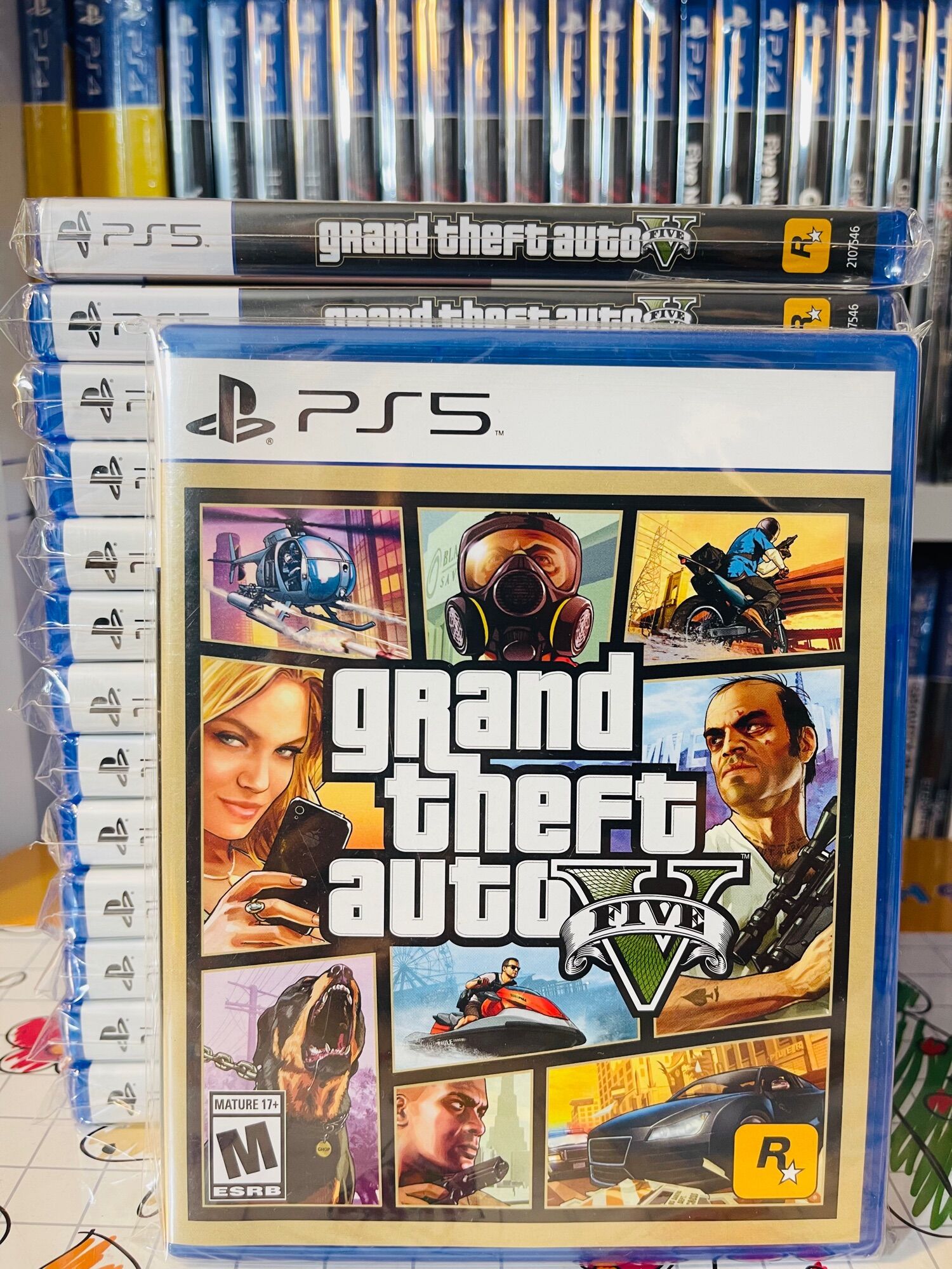 Đĩa Game PS5/PS4 : Grand Theft Auto V (new)