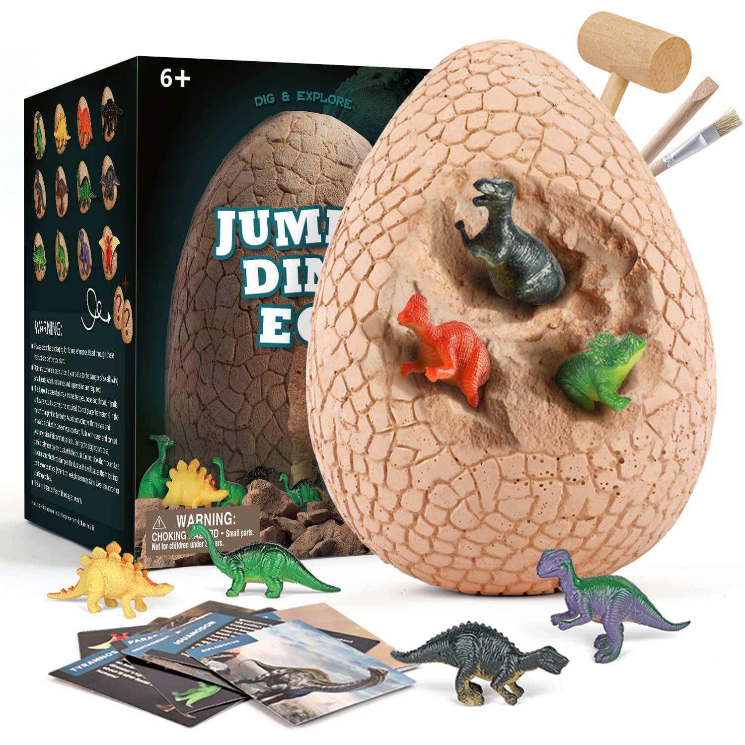 Đồ chơi khảo cổ: trứng Khủng Long hoá thạch, Jumbo Dino Egg.