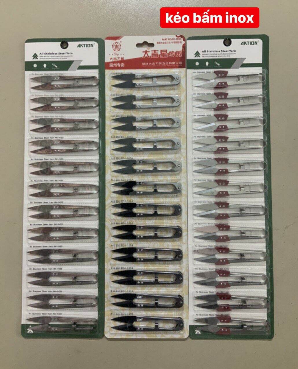 Kéo Bấm chỉ đủ loại 12 cây /dây