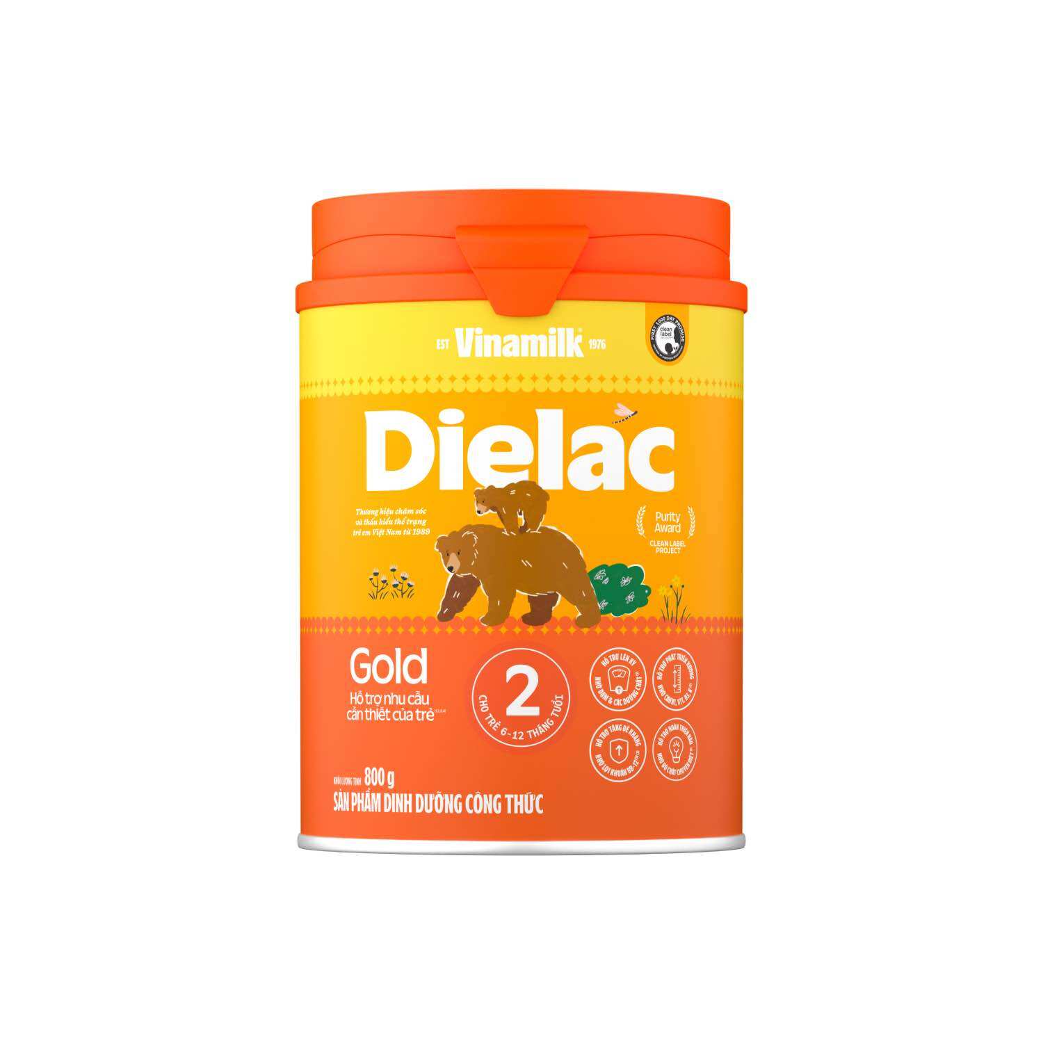 Sữa bột Dielac Gold 2 (800g)