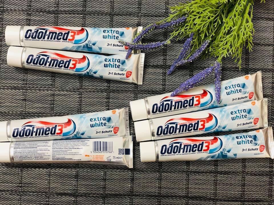 Kem đánh răng Odol-med3 Extra White 75ml của Đức