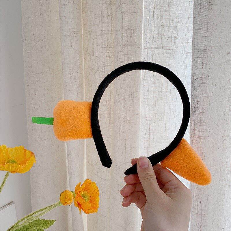 Băng Dô Cài Tóc Hình Cà Rốt / Cá Mập dễ thương cho các bạn nữ