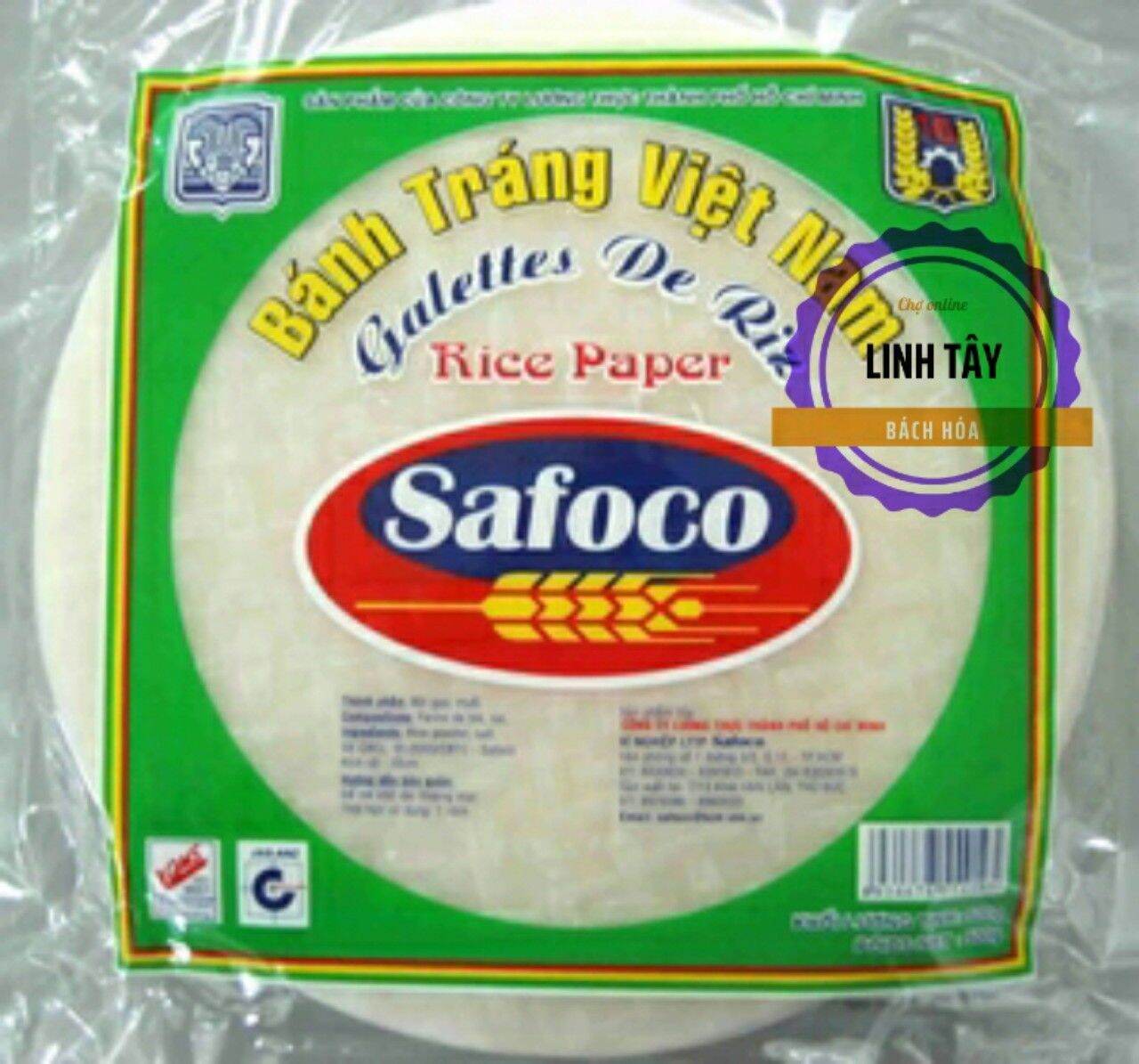 Bánh tráng size 22 safoco 300gr