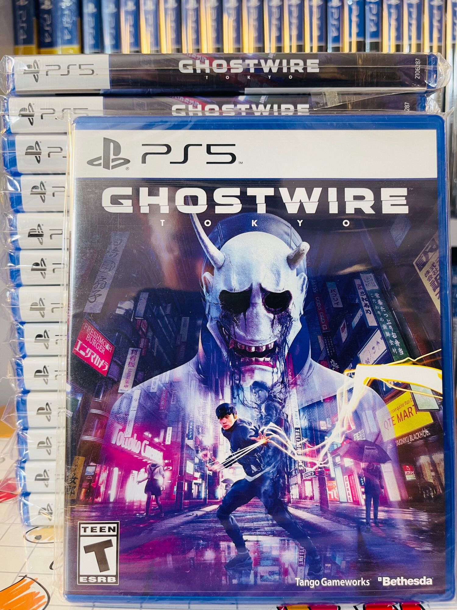 Đĩa game ps5 : Ghostwire tokyo (new)