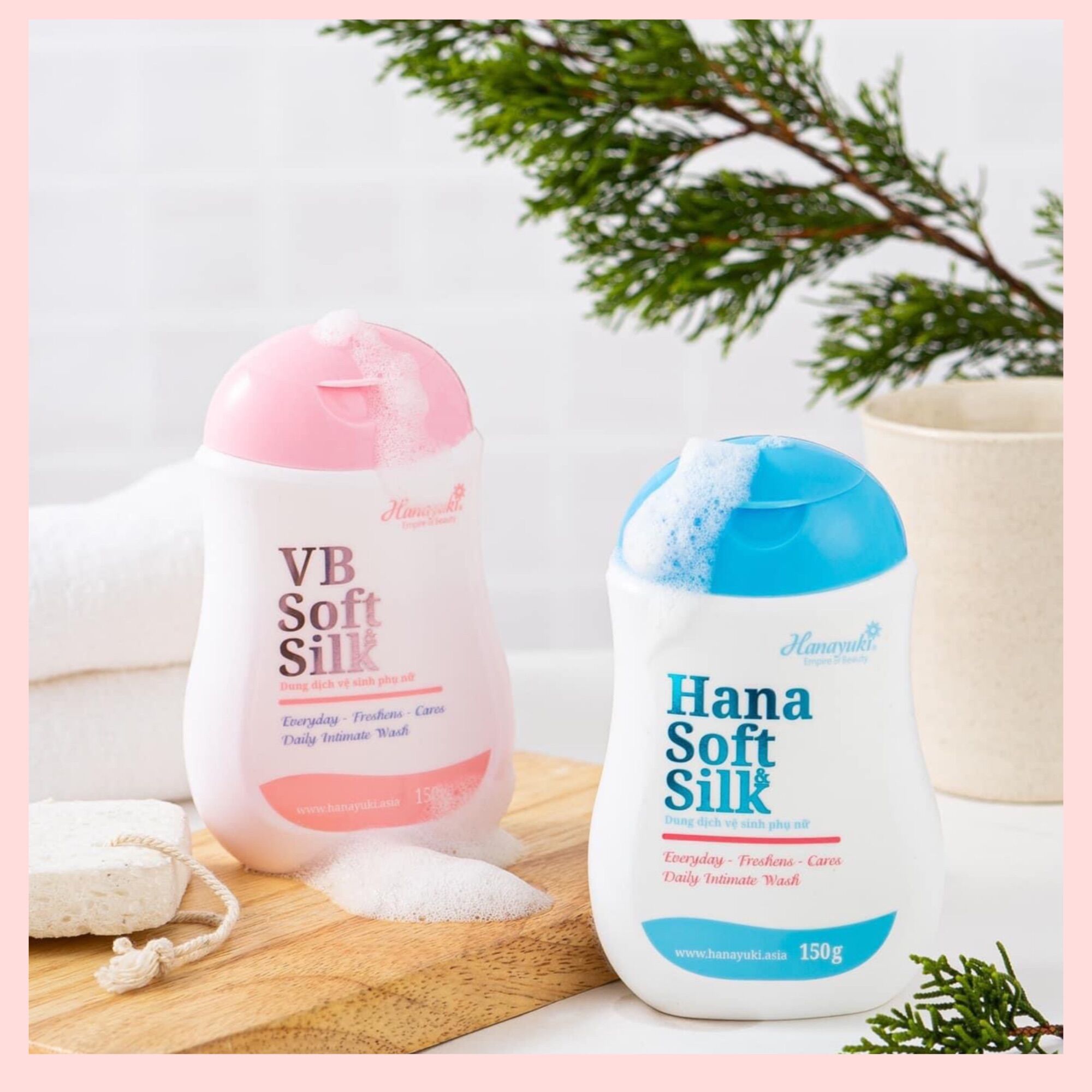 Dung dịch vệ sinh Hana soft silk Hanayuki