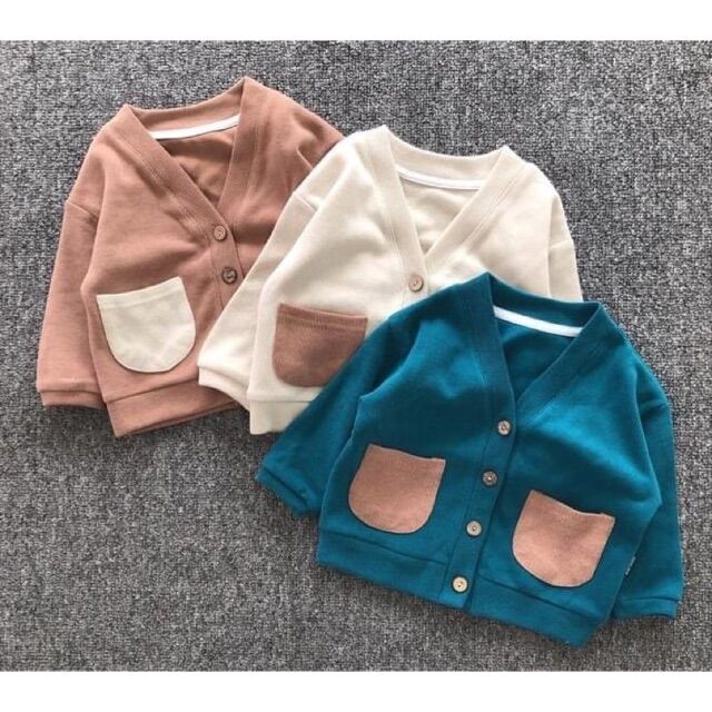 Áo khoác cardigan cho bé 6-12kg