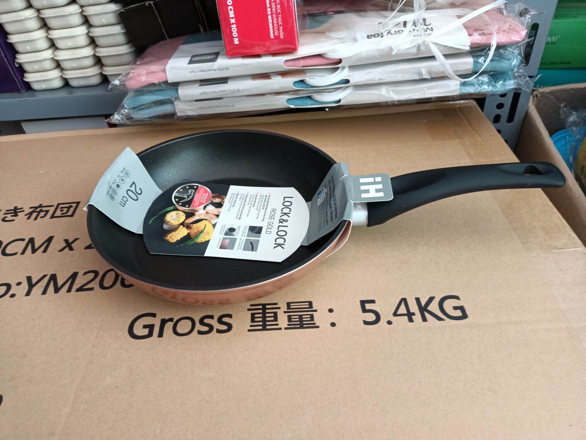 CHẢO ROSE GOLD LOCK&LOCK 20CM