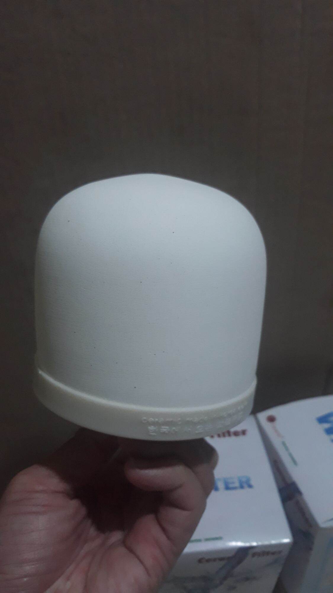 Núm sứ lọc nước Hàn quốc vỏ trắng cao cấp