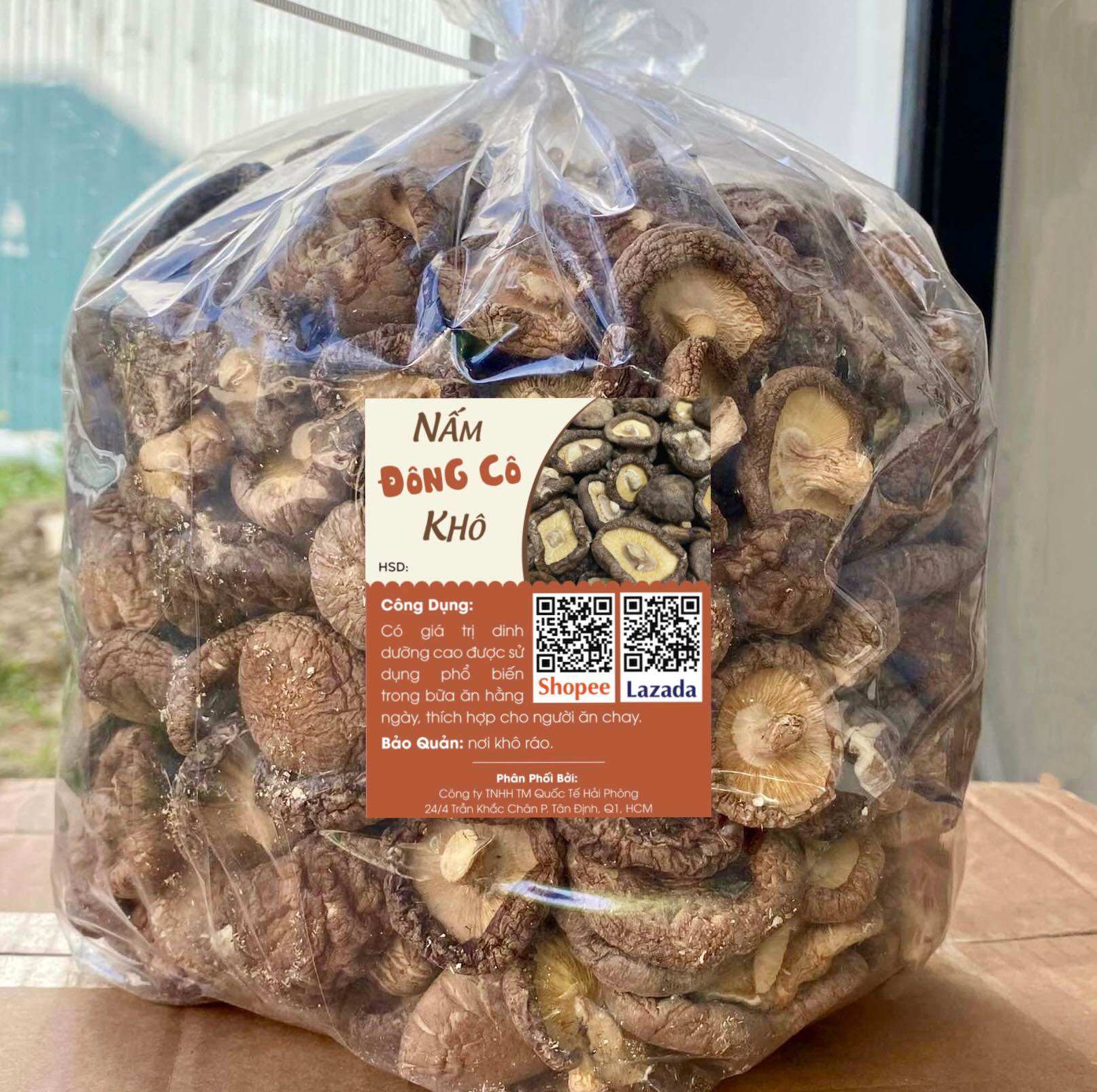 500G NẤM ĐÔNG CÔ LOẠI 1 (Nấm Size To đều, Dày, Khô, Luôn Mới)