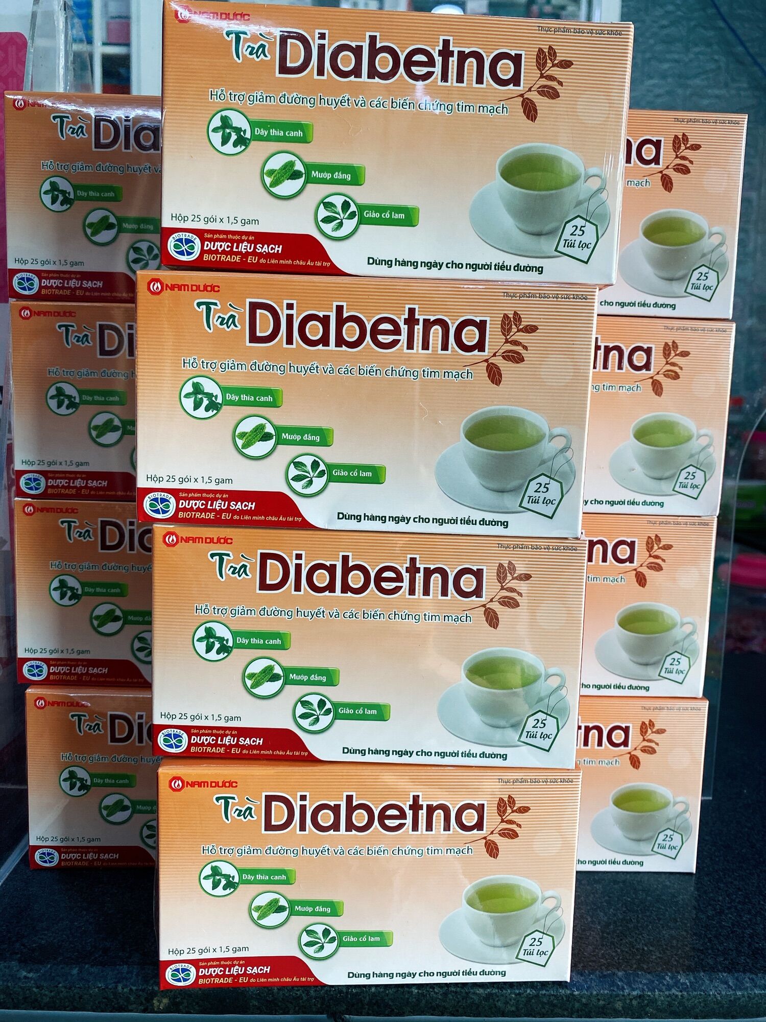 Trà Diabetna (hộp lớn 25 gói x 1,5gam)