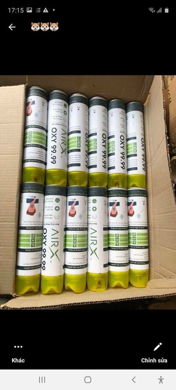 bình OXY MINI AIR X cầm tay