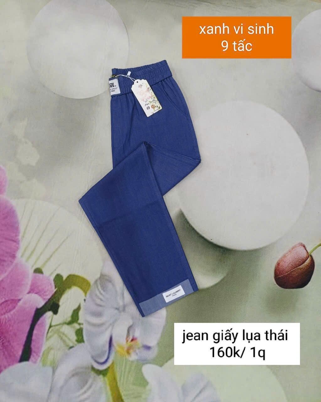 QUẦN JEAN GIẤY LỤA 9 TẤC