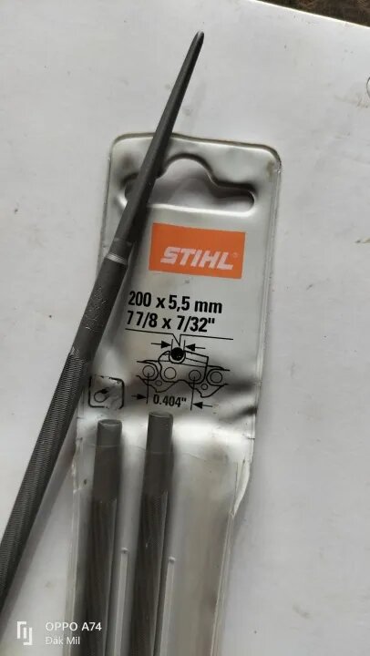 (1 vỉ 3 cái) dũa cưa xích stihl ,oregon (hàng tốt)