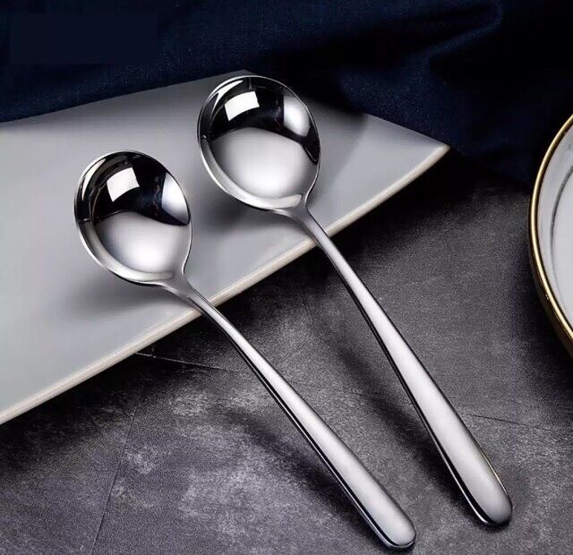 [HCM]Thìa Muỗng cơm phở inox 304 sáng bóng  -  M122