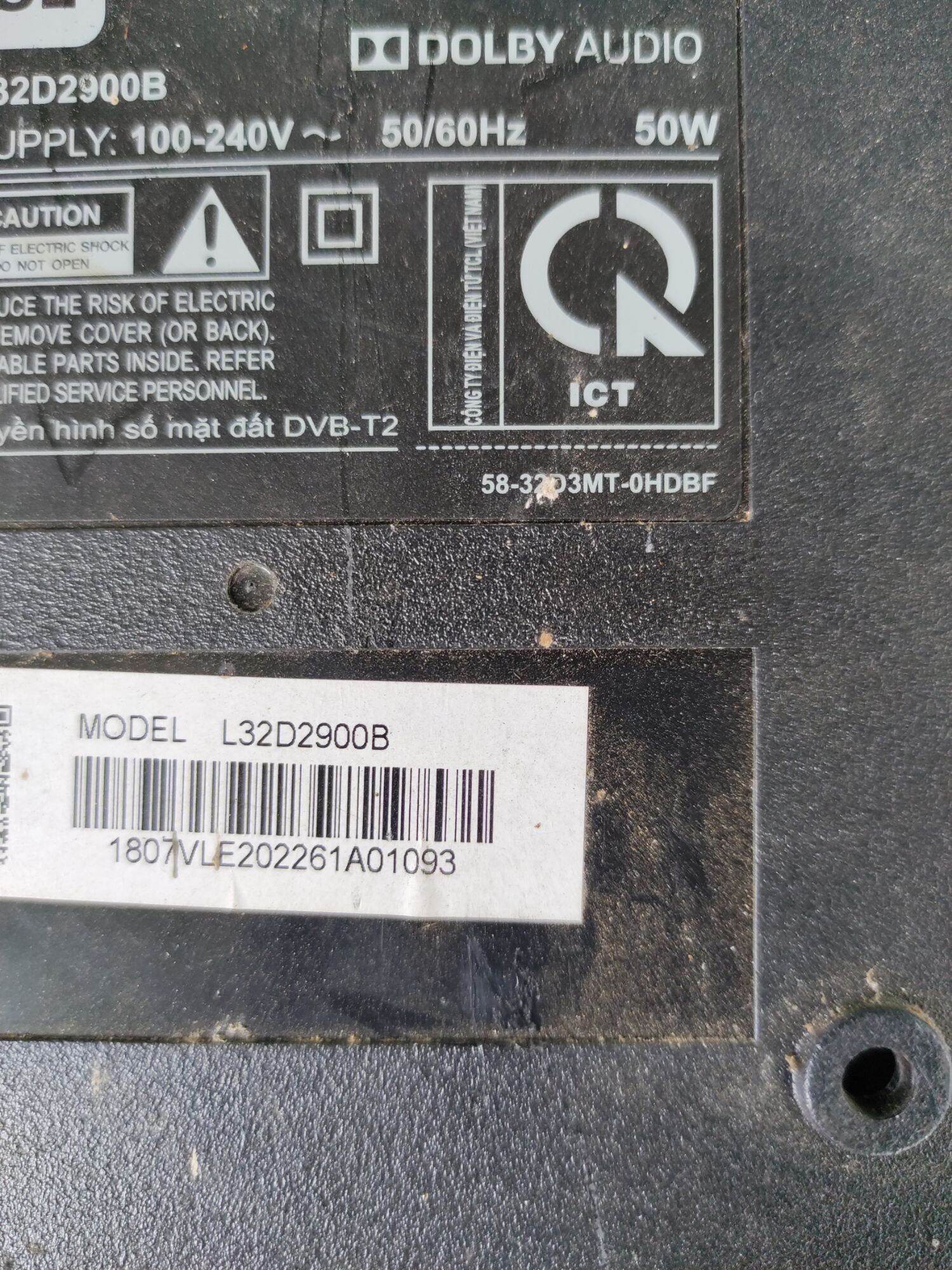 Bo mạch , cáp , loa Tivi TCL L32D2900B