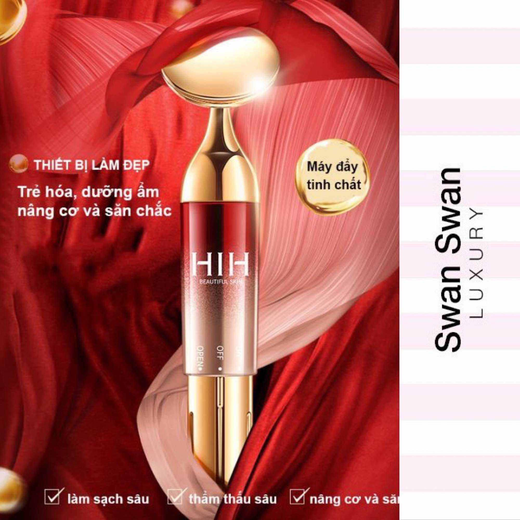 Máy Điện Di Đẩy Tinh Chất Massage Nâng Cơ Mặt Cao Cấp HIH