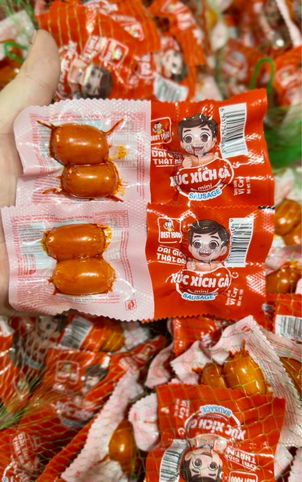 Combo 50gói xúc xích 2 viên