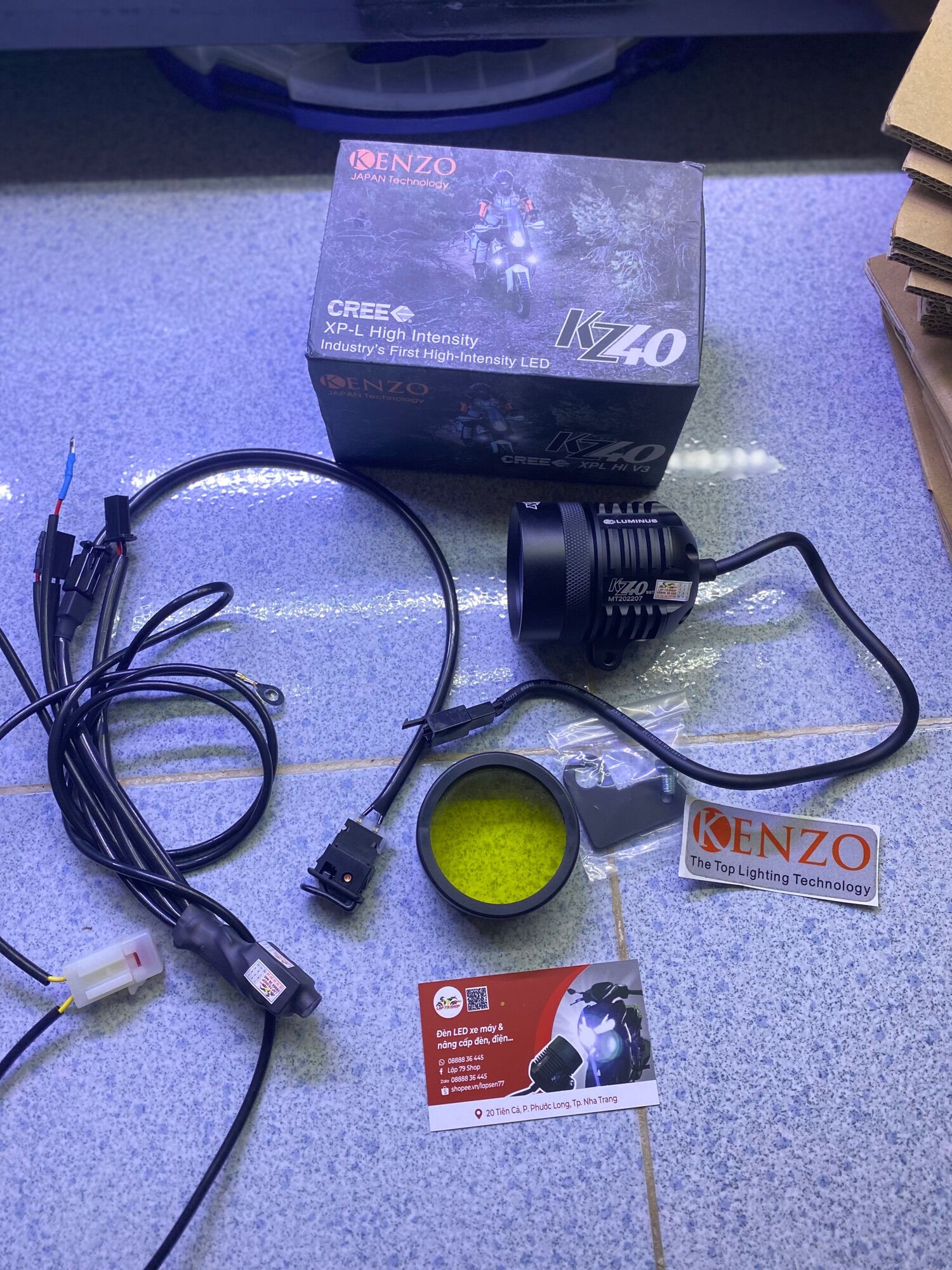 [LẬP 79 CENTER] Đèn Trợ Sáng L4x F1 sst20 passing chung pha cho Satria 150 , Raider Fi