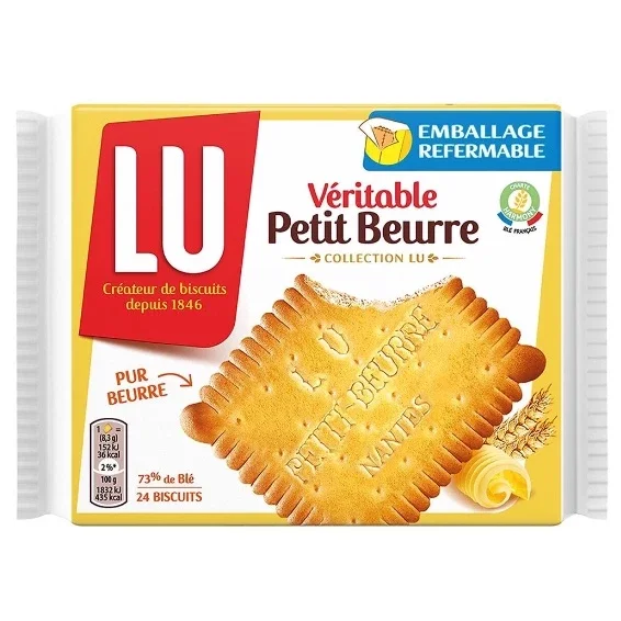 Bánh quy bơ Pháp Lu Véritable Petit Beurre 200g