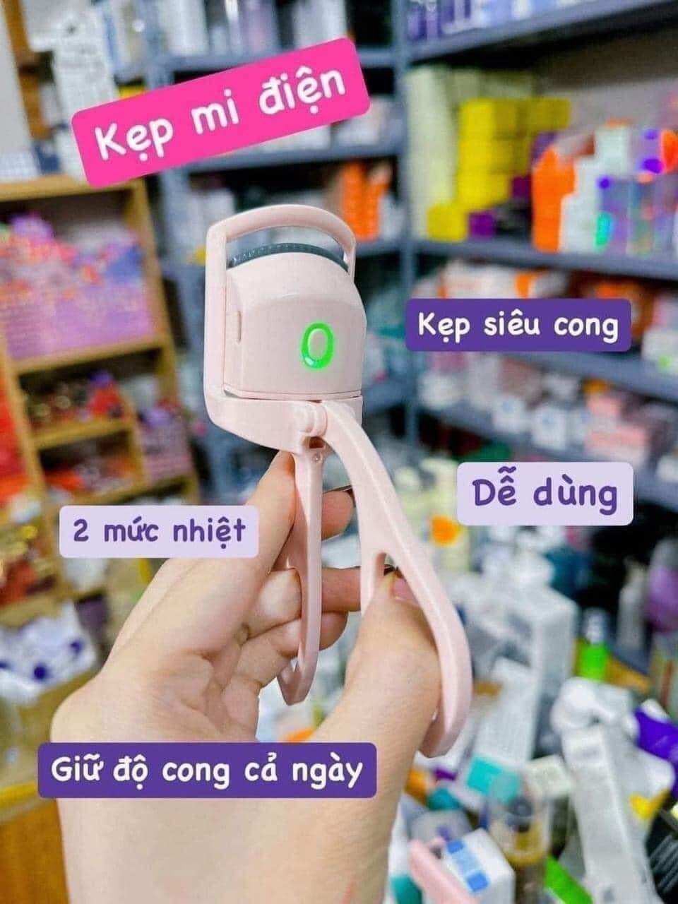 Bấm mi điện siêu cong dễ sử dụng