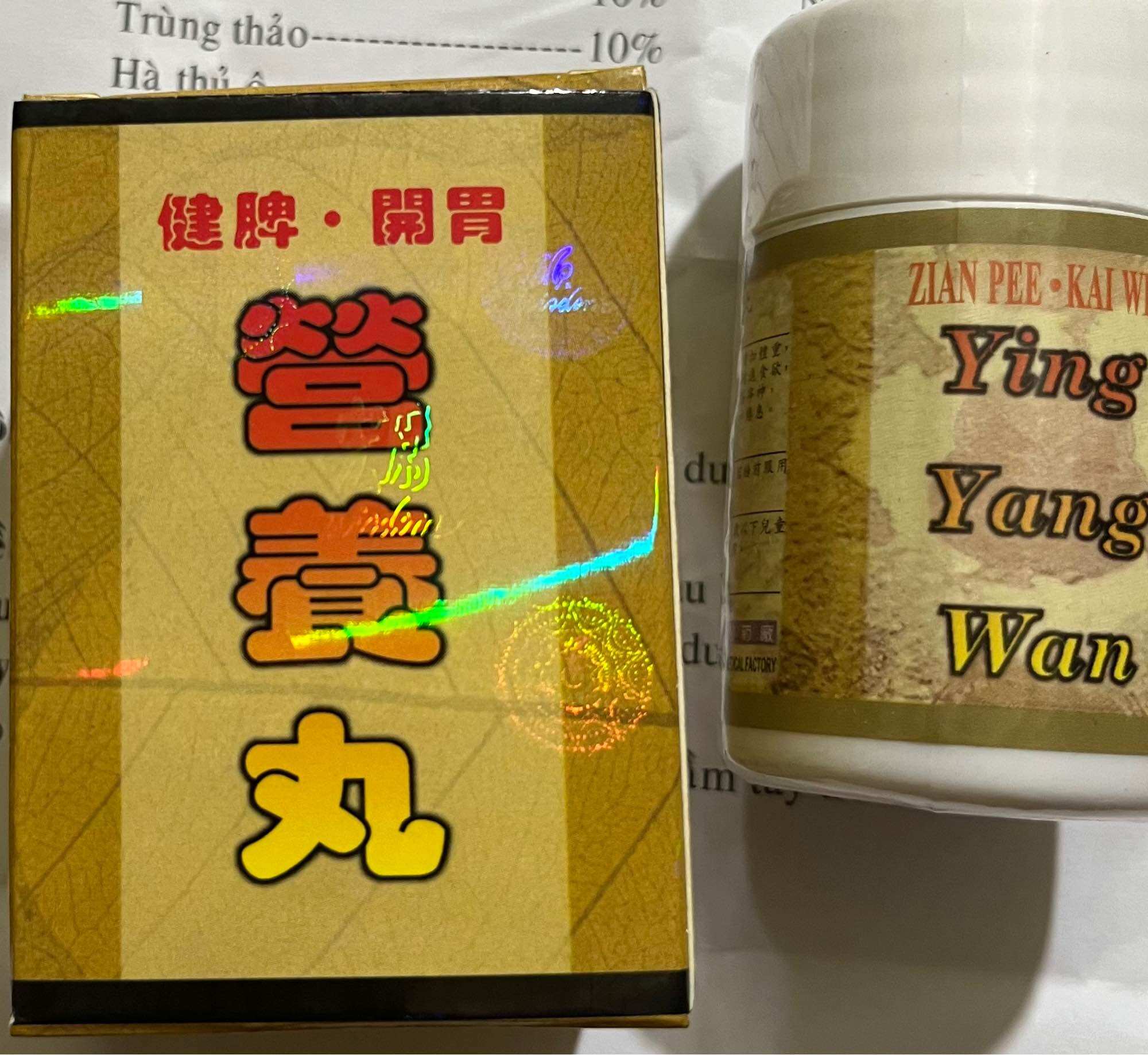DINH DƯỠNG HOÀN - YING YANG WAN