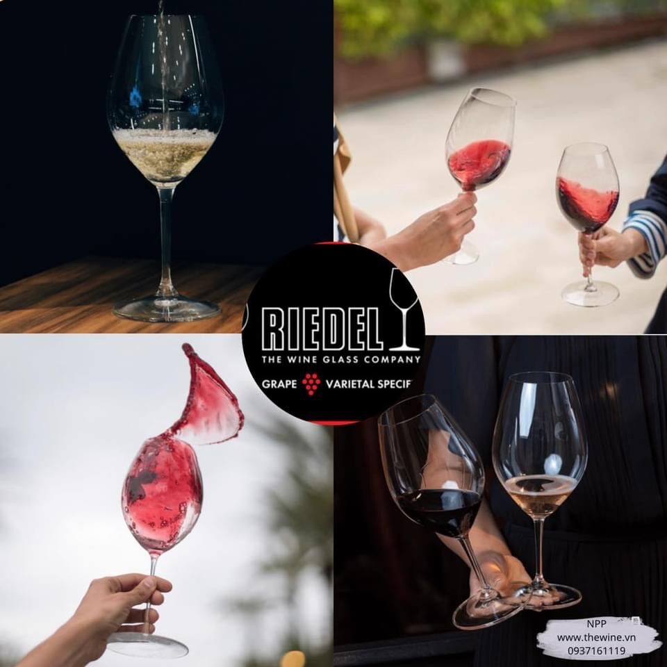 Chính hãng RIEDEL ĐỨC - Ly rượu vang Pha lê cao cấp