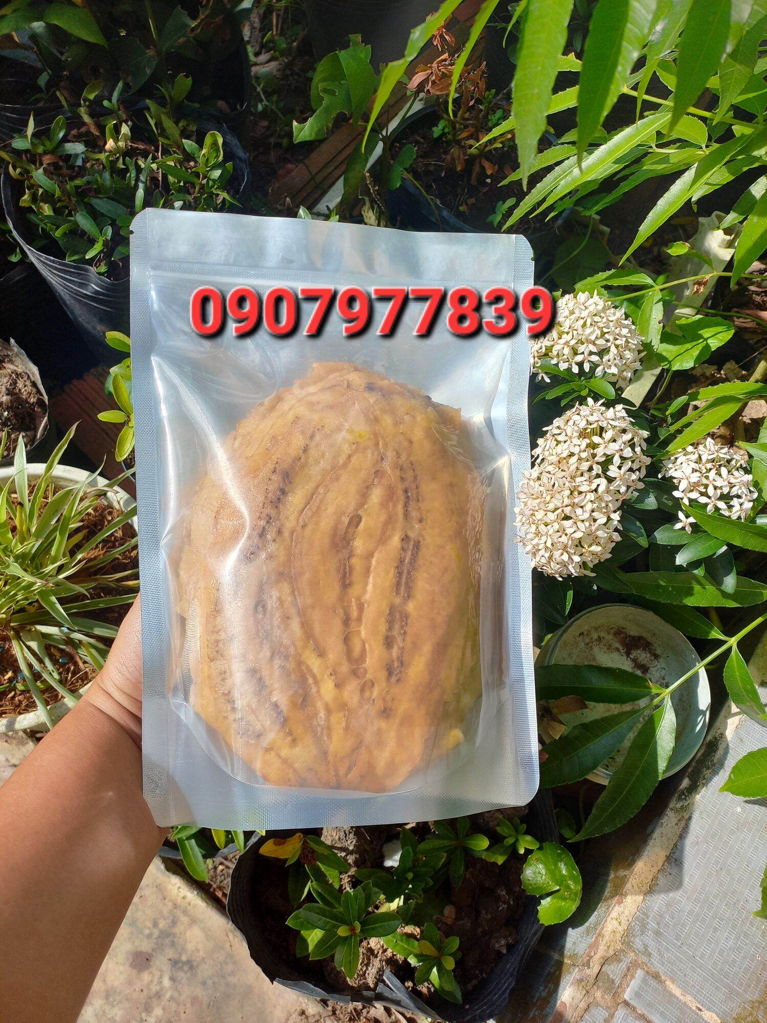 1kg chuối xiêm phơi nắng thơm ngon