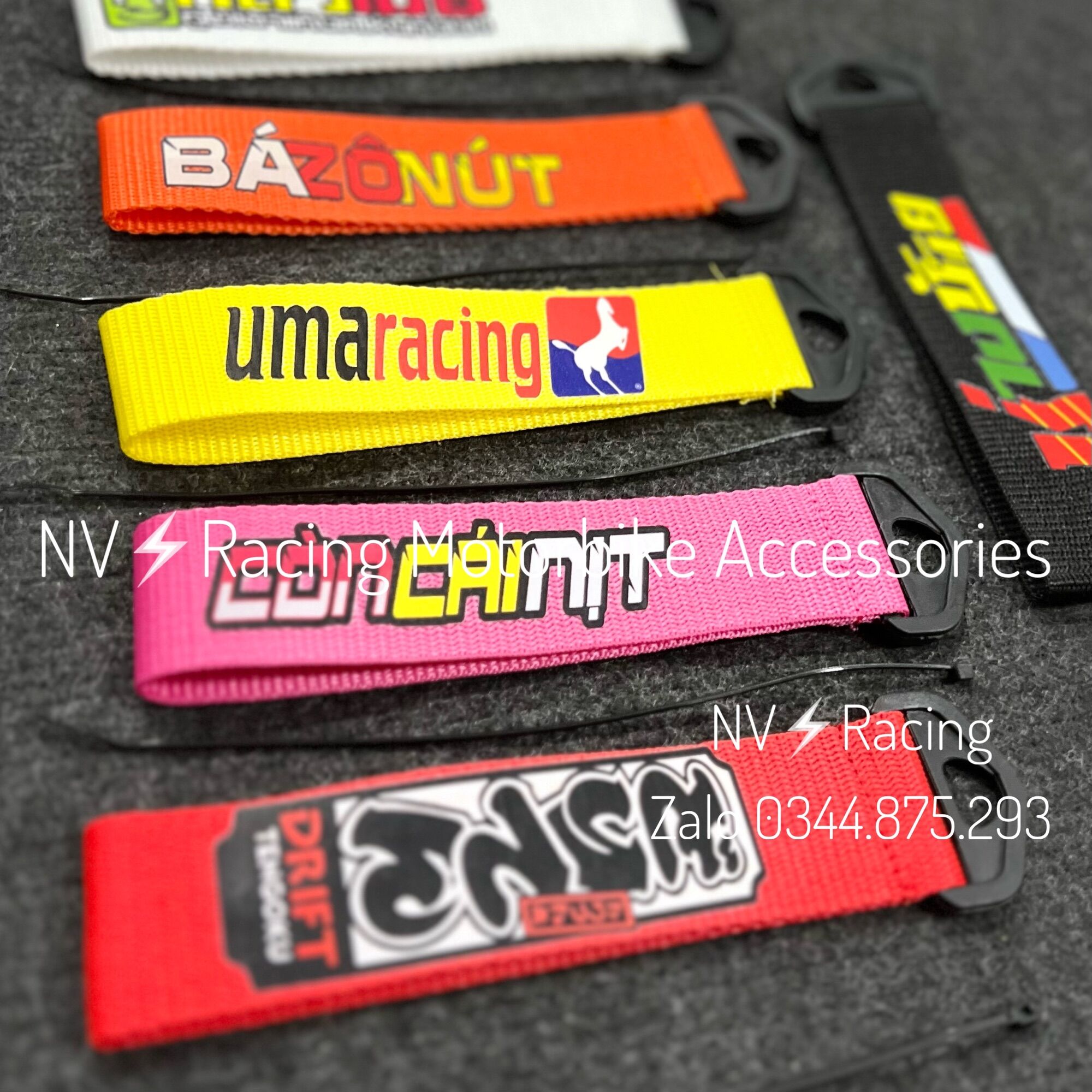 Dây móc kéo xe hơi, dây móc yên xe máy ( hình ngẫu nhiên )