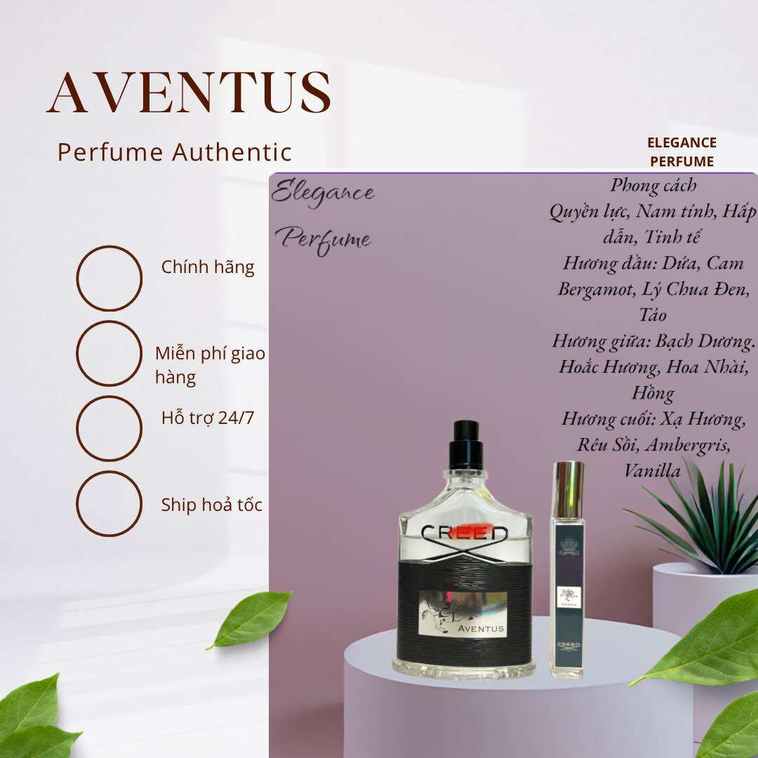 Mẫu thử Nước hoa Nam Cre£d Aventus Bath mới