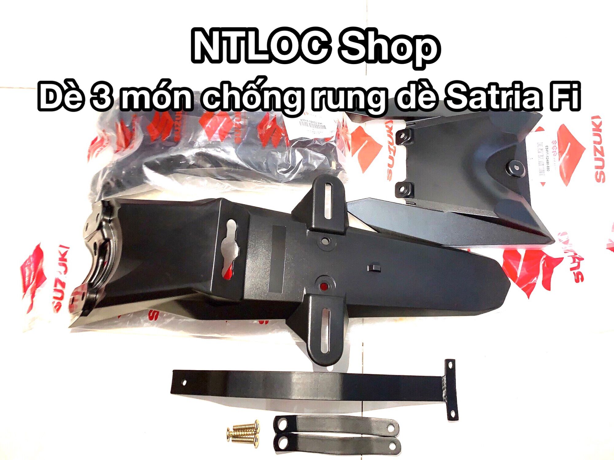 Dè sau Satria Fi 3 món và bát chống rung dè