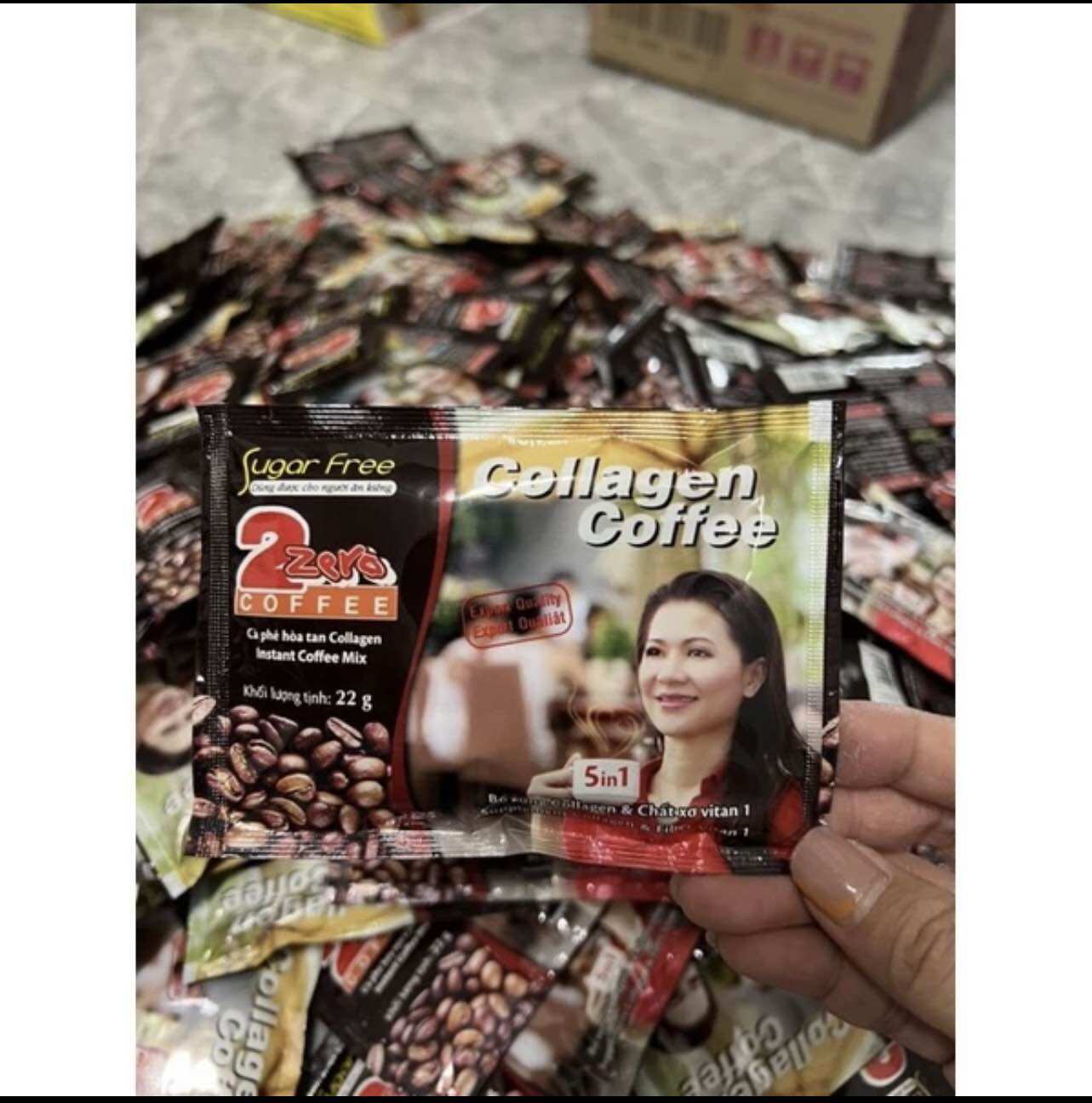 Cà phê sữa hòa tan Collagen (ăn kiêng) 5in1 MIKKO