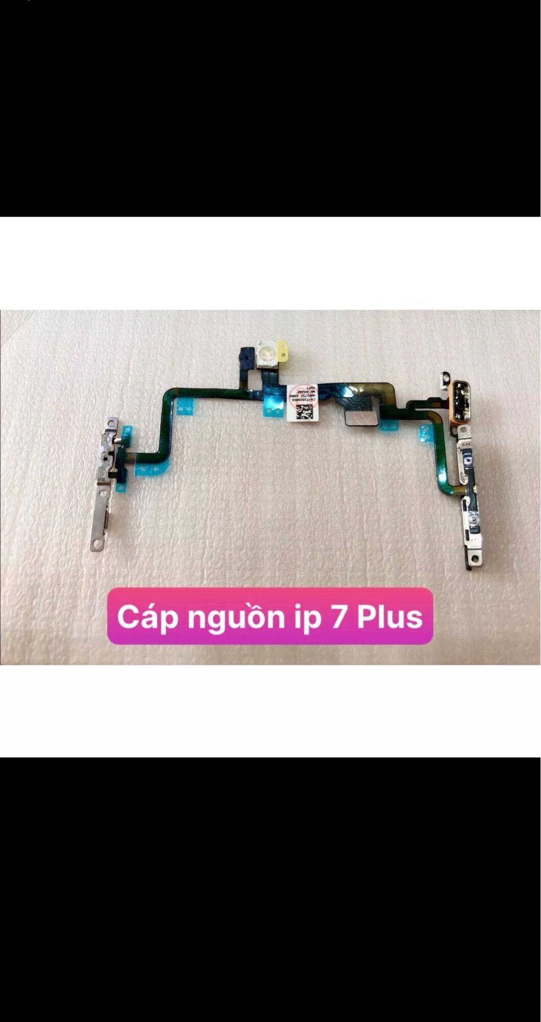 Dây cáp nguồn + âm lượng ip 7 plus