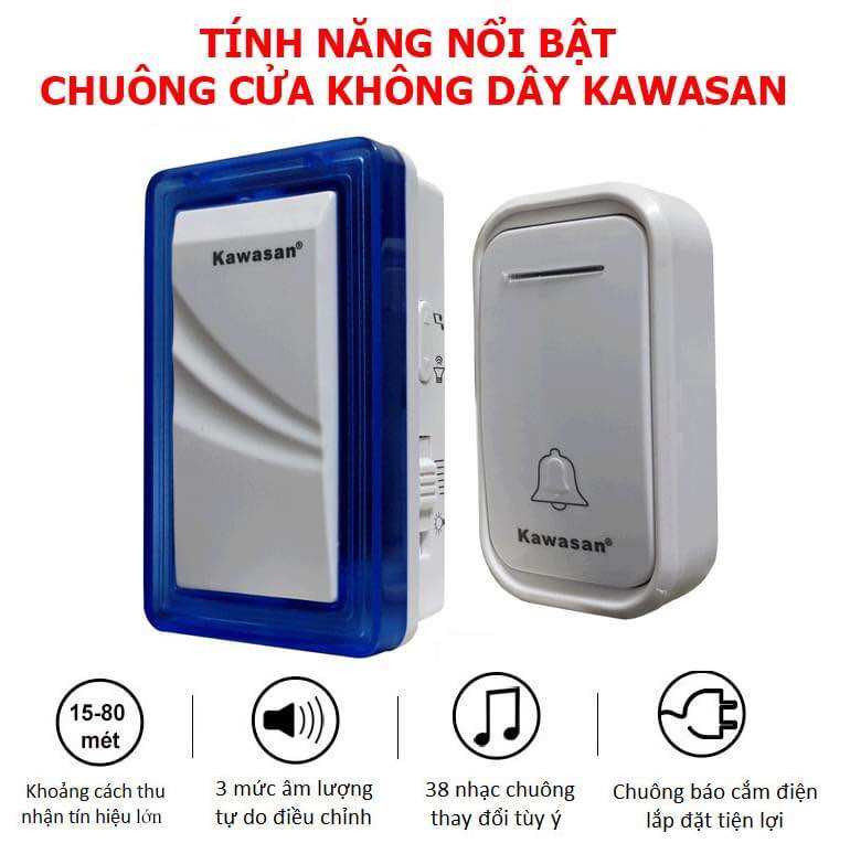 Model : Chuông cửa không dây kawasan DB658
