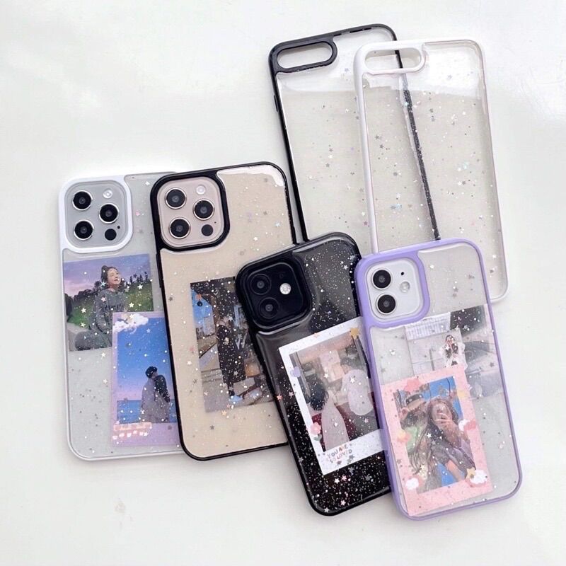 [HCM]Ốp lưng Iphone Full viền Kim Tuyến Bling Bling