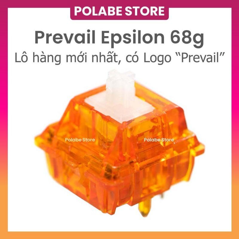 Prevail Epsilon Linear 68g Switch Epsilon Công Tắc Bàn Phím Cơ - Polabe Store