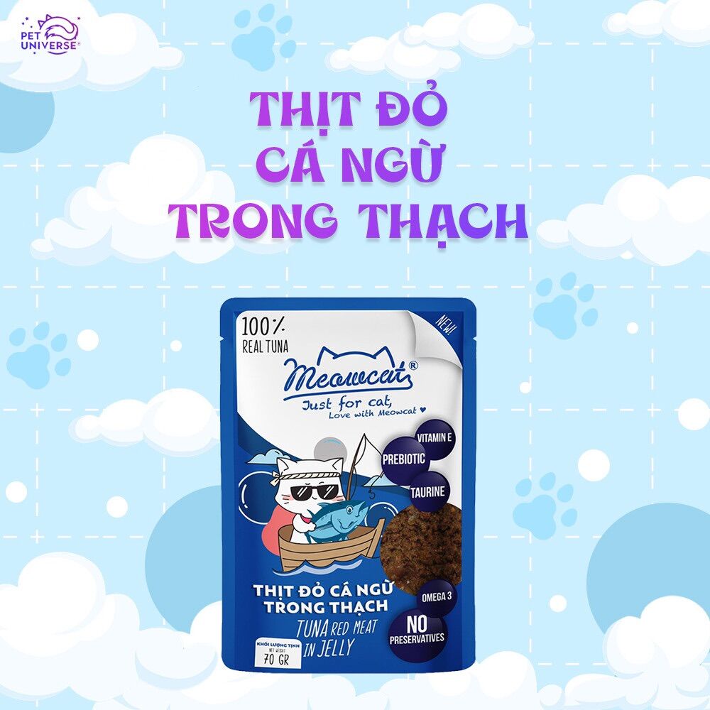 1 Thùng Pate Meowcat 70g x 48 gói
