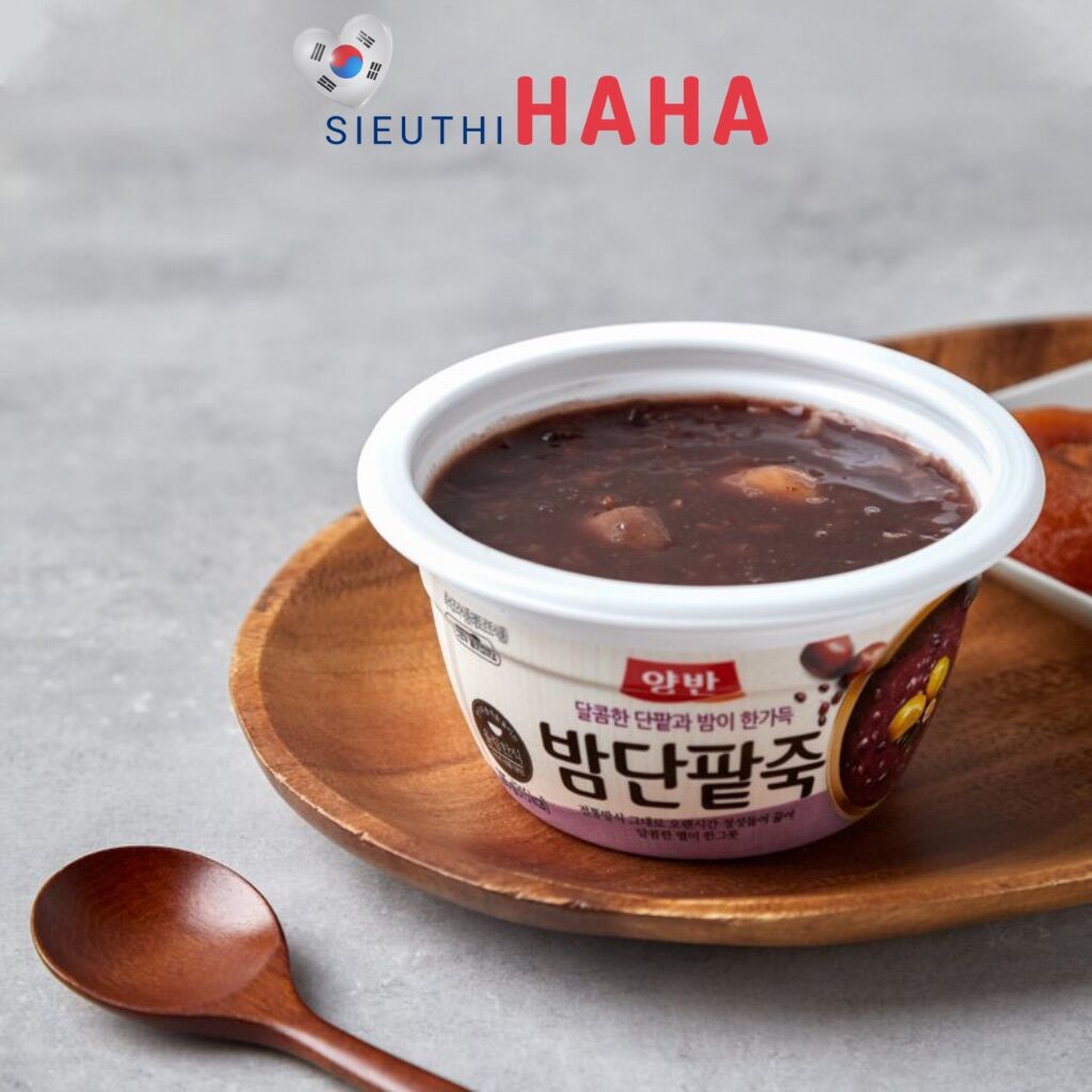 Cháo đậu đỏ hạt dẻ ăn liền hàn quốc Dongwon 양반 밤단팥죽 285g