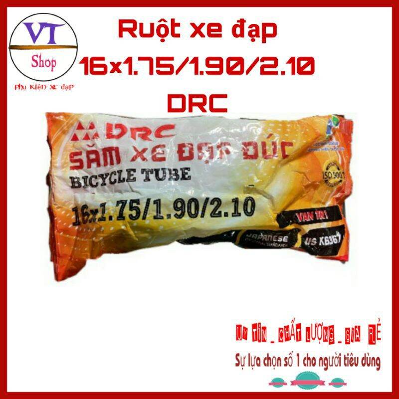 Săm xe đạp 16x1.75/1.90/2.10 drc