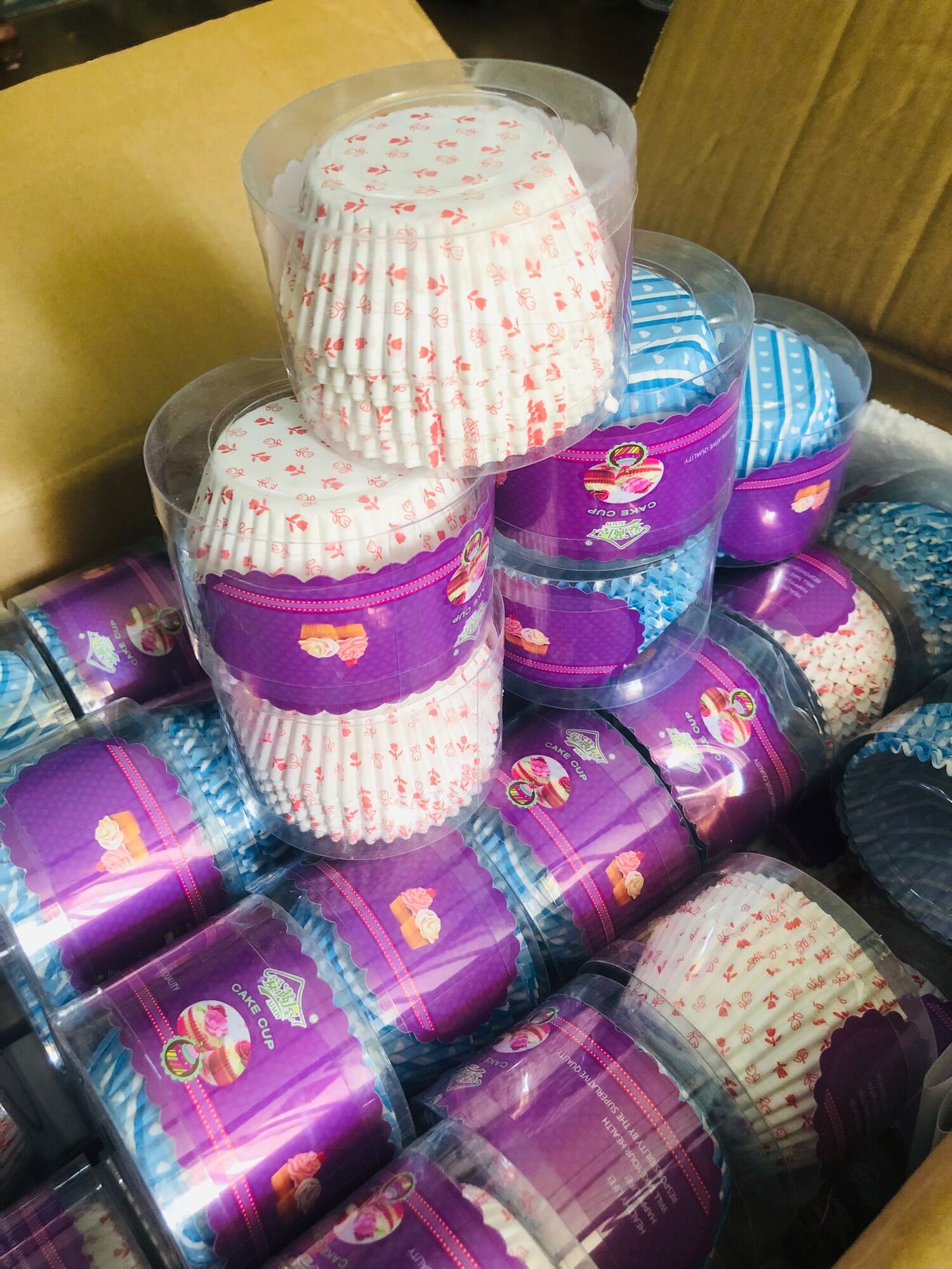 SET 100 CỐC GIẤY ĐỰNG CUPCAKE