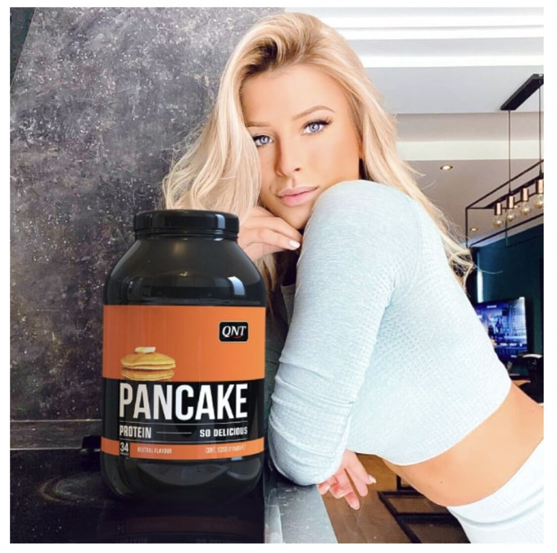 Whey Protein Làm Bánh Pancake QNT 1020G