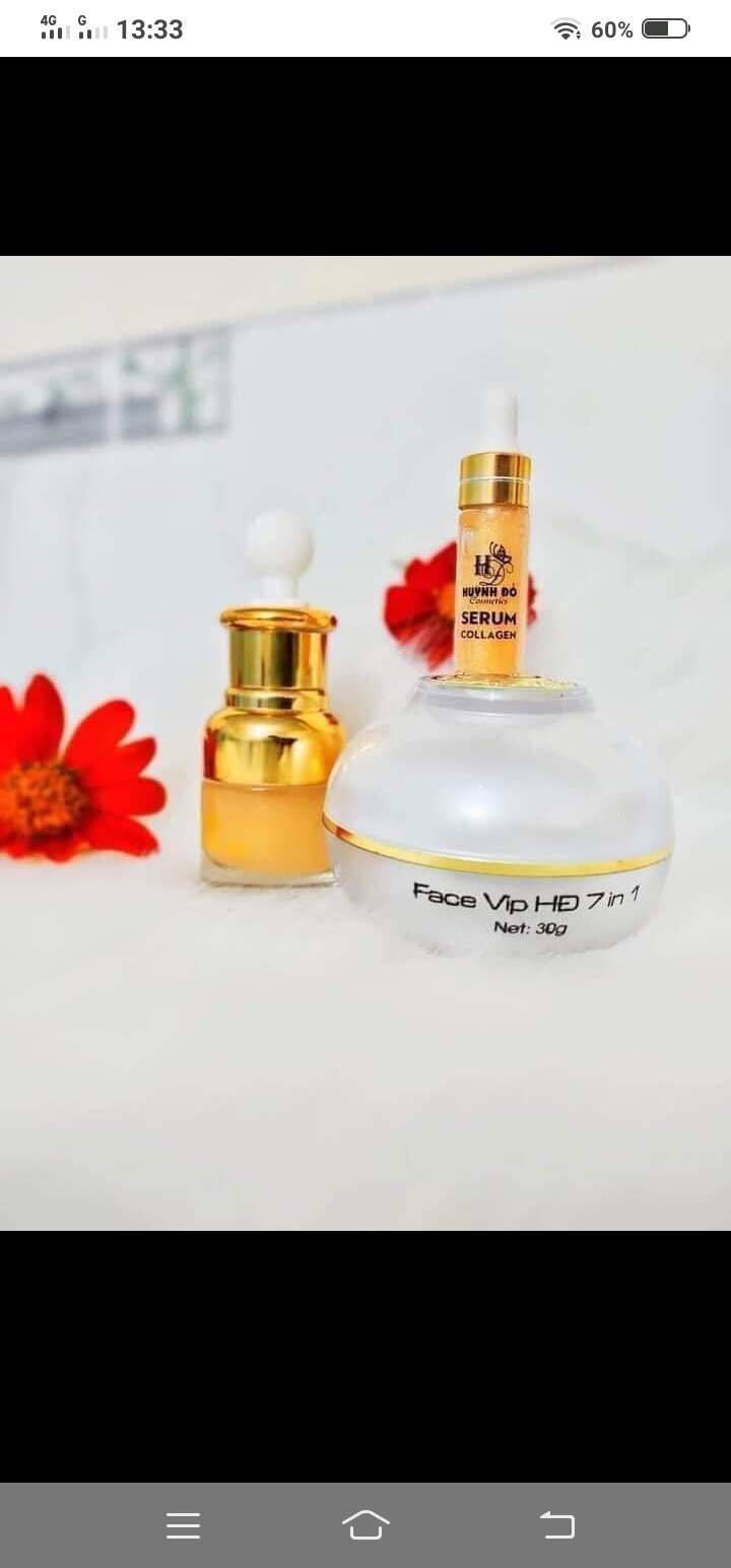 Combo face vip + serum collagen huỳnh đổ