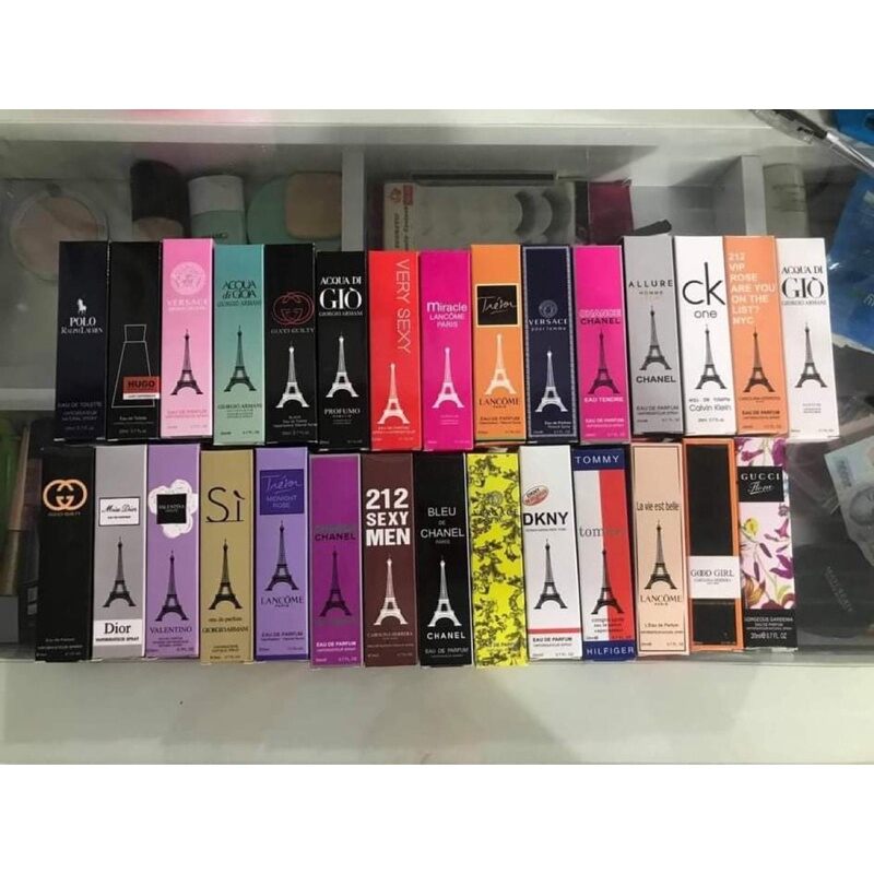 set 5 mùi nước hoa mini 20ml