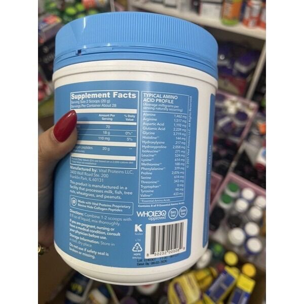 Collagen Peptides hàng nội địa Mỹ 567g