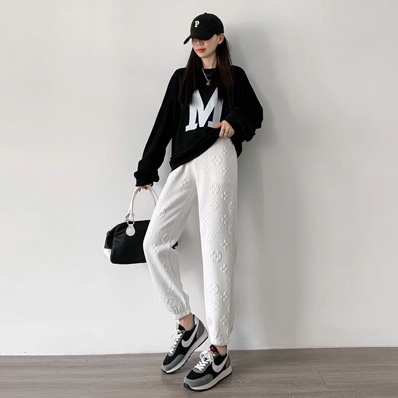 Eightyk quần dài jogger hoạ tiết logo