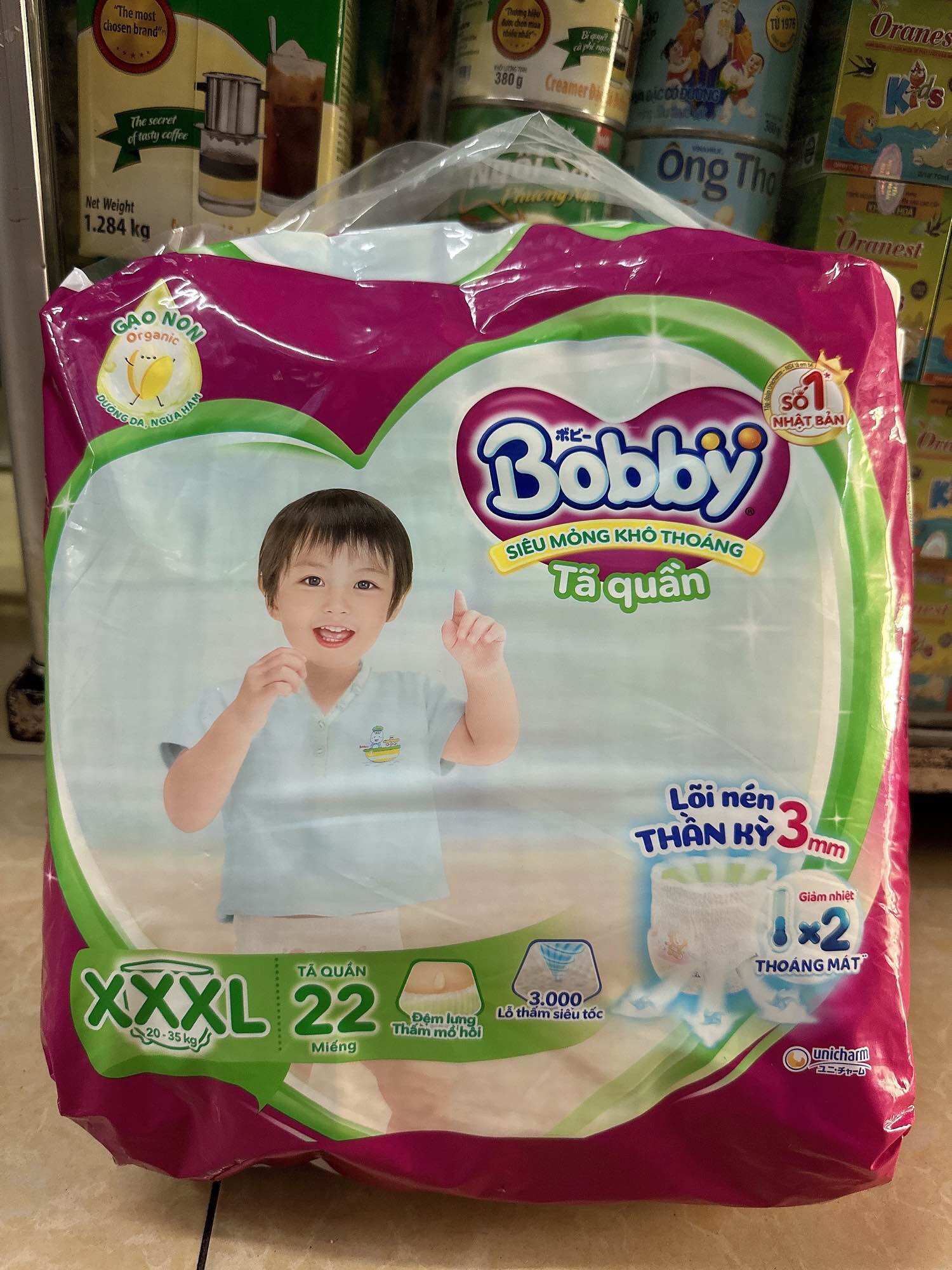 Tả quần Bobby Size XXXL 22 Miêng ( Bé 20-35kg)