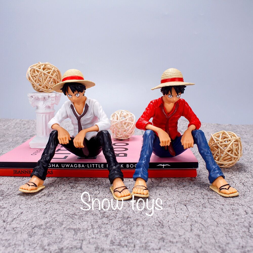 Mô hình luffy ngồi - mô hình one piece - onepiece - chiều cao 12cm
