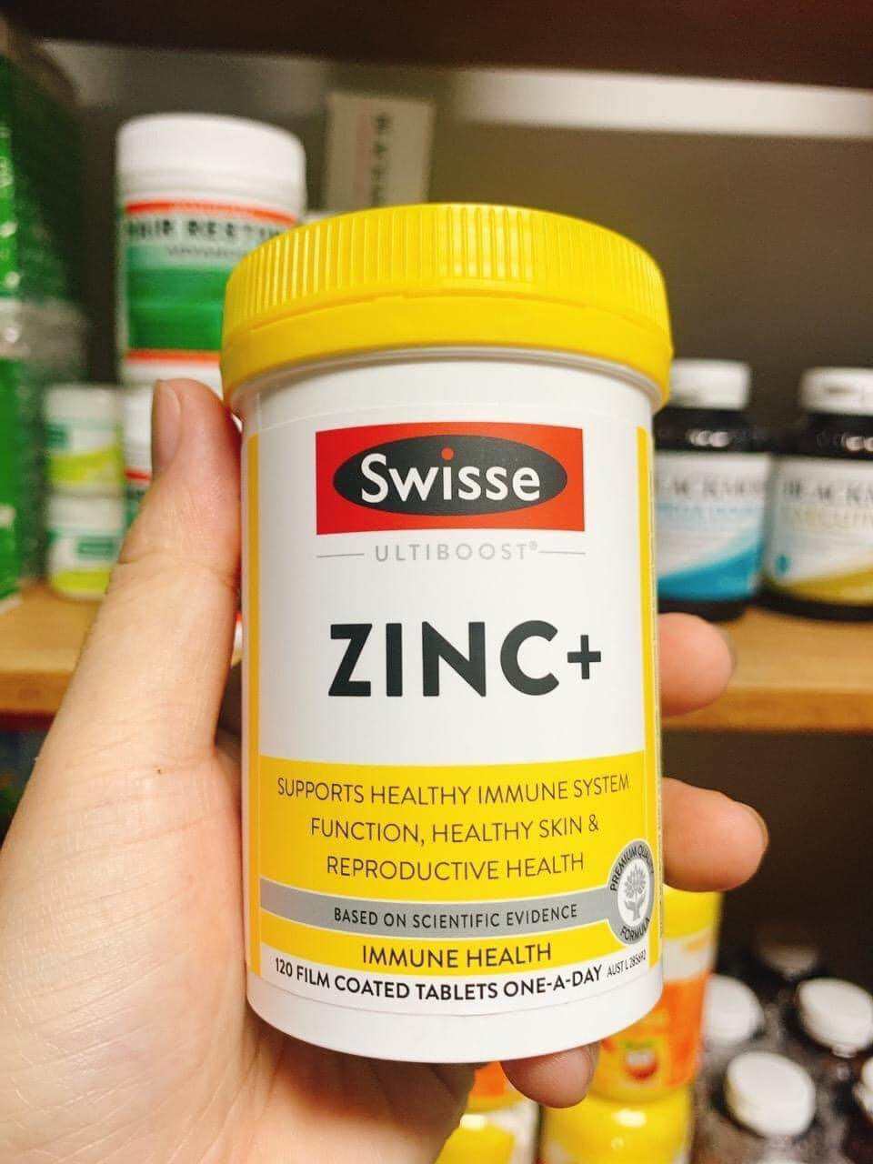 Kẽm Swisse Ultiboost Zinc+ 120 viên